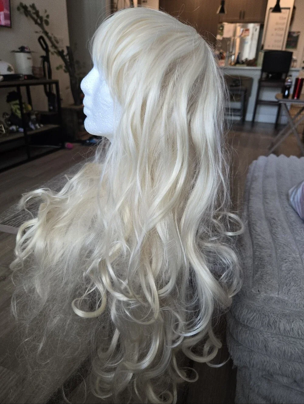 Unbranded Long Blonde Synthetic Wig
